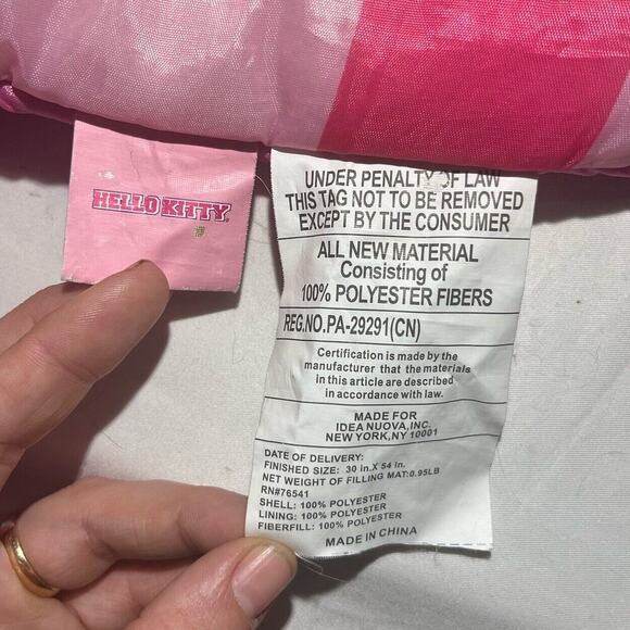 Hello Kitty Sanrio Childs Sleeping Bag 2012 Melody Toddler Camping Sleep… - Picture 3 of 5